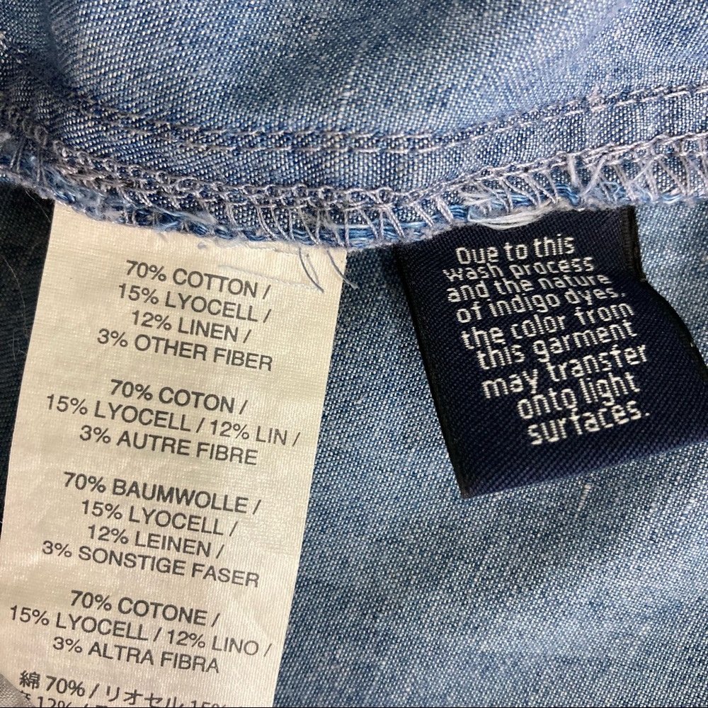 J. Crew Lightweight Denim Chambray Romper 8 - Picture 9 of 10
